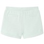 Kindershorts mit Kordelzug hellmintgrün meliert 128 von , Kinderhosen - Ref: Foro24-10977, Preis: 10,61 €, Rabatt: %