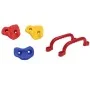 Swings 2 units with blue polyethylene climbing rocks by , Accessories for swings and play structures - Ref: Foro24-91032, Pri...