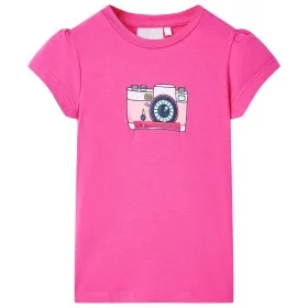 Dunkelrosa Kinder-T-Shirt 92 von , Kinder-T-Shirts - Ref: Foro24-10464, Preis: 8,45 €, Rabatt: %