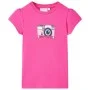 Dunkelrosa Kinder-T-Shirt 92 von , Kinder-T-Shirts - Ref: Foro24-10464, Preis: 8,45 €, Rabatt: %