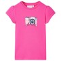 Dark pink children's t-shirt 116 by , Kids T-shirts - Ref: Foro24-10466, Price: 8,54 €, Discount: %