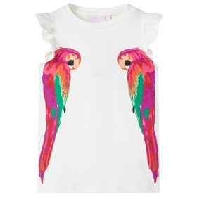 Ecru children's t-shirt 116 by , Kids T-shirts - Ref: Foro24-10561, Price: 8,60 €, Discount: %