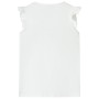 Ecrufarbenes Kinder-T-Shirt 116 von , Kinder-T-Shirts - Ref: Foro24-10561, Preis: 8,60 €, Rabatt: %