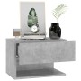 Concrete gray wall bedside table by vidaXL, Nightstands - Ref: Foro24-810961, Price: 36,95 €, Discount: %