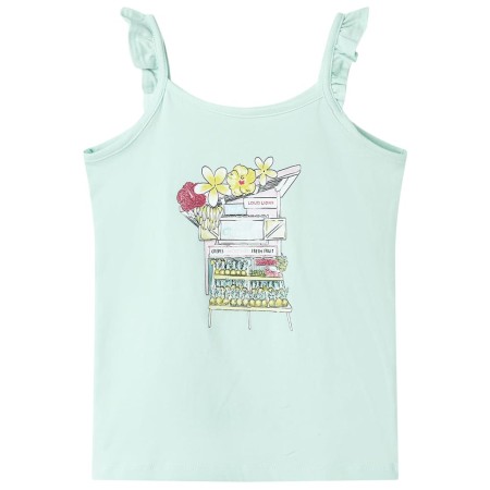 Hellmintgrünes Kinder-Tanktop 104 von , Kinder-T-Shirts - Ref: Foro24-10795, Preis: 8,54 €, Rabatt: %