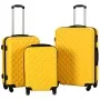 Set of rigid suitcases with trolley wheels 3 pieces yellow ABS by vidaXL, Suitcases - Ref: Foro24-91890, Price: 144,96 €, Dis...