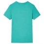 Camiseta infantil de manga corta color verde menta oscuro 104 de , Camisetas para niños - Ref: Foro24-11855, Precio: 7,88 €, ...