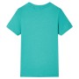 Kurzarm-T-Shirt für Kinder in dunklem Mintgrün 128 von , Kinder-T-Shirts - Ref: Foro24-11857, Preis: 7,96 €, Rabatt: %