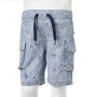 Pantalones cortos infantiles con cordón azul oscuro 116 de , Pantalones de niños - Ref: Foro24-12601, Precio: 10,14 €, Descue...