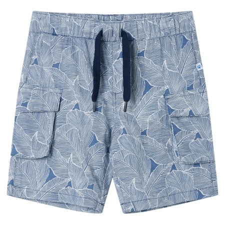 Children's shorts with dark blue drawstring 140 by , kids pants - Ref: Foro24-12603, Price: 10,14 €, Discount: %