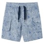 Children's shorts with dark blue drawstring 140 by , kids pants - Ref: Foro24-12603, Price: 10,14 €, Discount: %