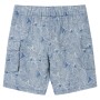 Children's shorts with dark blue drawstring 140 by , kids pants - Ref: Foro24-12603, Price: 10,14 €, Discount: %