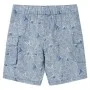 Pantalones cortos infantiles con cordón azul oscuro 140 de , Pantalones de niños - Ref: Foro24-12603, Precio: 10,06 €, Descue...