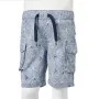 Pantalones cortos infantiles con cordón azul oscuro 140 de , Pantalones de niños - Ref: Foro24-12603, Precio: 10,06 €, Descue...