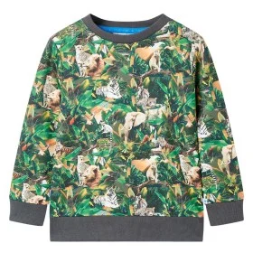Hellpetrolblaues Kinder-Sweatshirt 116 von , Kinder-T-Shirts - Ref: Foro24-12021, Preis: 12,77 €, Rabatt: %