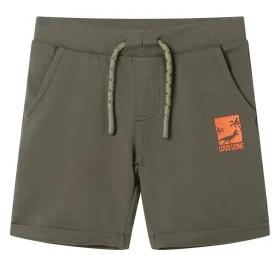 Children's shorts with drawstring dark khaki 140 by , kids pants - Ref: Foro24-12203, Price: 9,29 €, Discount: %