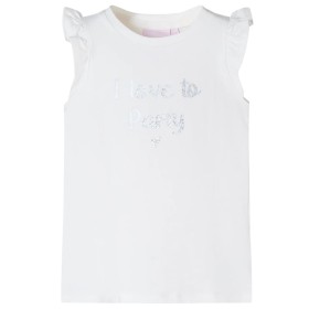 Kinder-T-Shirt mit weißen Rüschenärmeln 140 von , Kinder-T-Shirts - Ref: Foro24-10498, Preis: 8,28 €, Rabatt: %