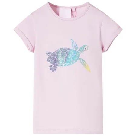 Camiseta infantil color lila 128 de , Camisetas para niños - Ref: Foro24-11187, Precio: 9,17 €, Descuento: %