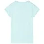 Kinder-T-Shirt in hellblauem Aquamarin, Größe 140. von , Kinder-T-Shirts - Ref: Foro24-11023, Preis: 8,19 €, Rabatt: %