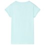 Kinder-T-Shirt in hellblauem Aquamarin, Größe 140. von , Kinder-T-Shirts - Ref: Foro24-11023, Preis: 8,28 €, Rabatt: %