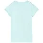 Camiseta infantil aguamarina claro 116 de , Camisetas para niños - Ref: Foro24-11021, Precio: 8,19 €, Descuento: %