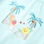 Camiseta infantil aguamarina claro 116 de , Camisetas para niños - Ref: Foro24-11021, Precio: 8,19 €, Descuento: %