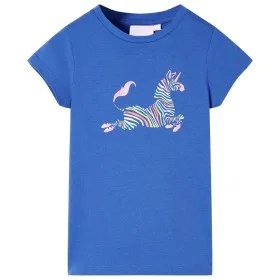 Kobaltblaues Kinder-T-Shirt Größe 92 von , Kinder-T-Shirts - Ref: Foro24-11054, Preis: 8,06 €, Rabatt: %