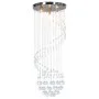 G9 Spirale Deckenleuchte mit silbernen Kristallperlen von vidaXL, Lampen - Ref: Foro24-281577, Preis: 74,54 €, Rabatt: %