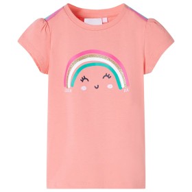 Camiseta infantil color coral claro 140 by , Kids T-shirts - Ref: Foro24-11118, Price: 8,28 €, Discount: %