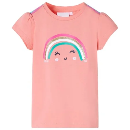 Camiseta infantil color coral claro 140 de , Camisetas para niños - Ref: Foro24-11118, Precio: 8,19 €, Descuento: %
