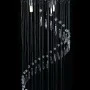 G9 Spirale Deckenleuchte mit silbernen Kristallperlen von vidaXL, Lampen - Ref: Foro24-281577, Preis: 74,54 €, Rabatt: %
