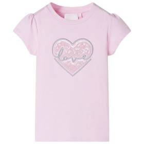 Kinder-T-Shirt in Hellrosa, Größe 92. von , Kinder-T-Shirts - Ref: Foro24-10484, Preis: 8,54 €, Rabatt: %