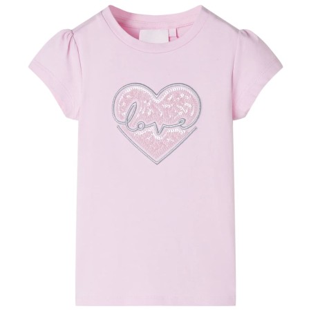 Kinder-T-Shirt in Hellrosa, Größe 92. von , Kinder-T-Shirts - Ref: Foro24-10484, Preis: 8,54 €, Rabatt: %