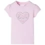 Kinder-T-Shirt in Hellrosa, Größe 116. von , Kinder-T-Shirts - Ref: Foro24-10486, Preis: 8,45 €, Rabatt: %