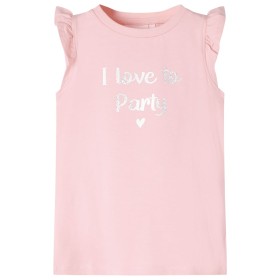 Kinder-T-Shirt mit hellrosa Volantärmeln, Größe 92. von , Kinder-T-Shirts - Ref: Foro24-10499, Preis: 8,28 €, Rabatt: %