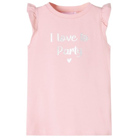 Kinder-T-Shirt mit hellrosa Volantärmeln, Größe 140. von , Kinder-T-Shirts - Ref: Foro24-10503, Preis: 8,28 €, Rabatt: %