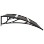 Schwarzes PC-Türvordach 120x75 cm von vidaXL, Markisen - Ref: Foro24-144823, Preis: 45,16 €, Rabatt: %