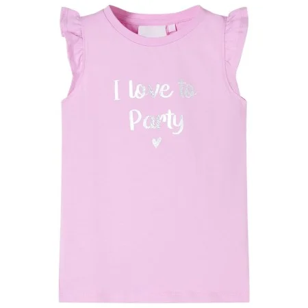 Kinder-T-Shirt mit lila Rüschenärmeln Größe 140 von , Kinder-T-Shirts - Ref: Foro24-10508, Preis: 8,19 €, Rabatt: %