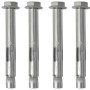 Schwarzes PC-Türvordach 120x75 cm von vidaXL, Markisen - Ref: Foro24-144823, Preis: 45,16 €, Rabatt: %