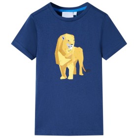 Camiseta infantil azul oscuro 140 by , Kids T-shirts - Ref: Foro24-11993, Price: 8,07 €, Discount: %