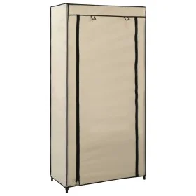 Shoe rack with cream fabric cover 58x28x106 cm by vidaXL, Shoe racks and shoe organizers - Ref: Foro24-282429, Price: 31,13 €...