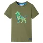Kinder-T-Shirt in Khaki, Größe 104. von , Kinder-T-Shirts - Ref: Foro24-12275, Preis: 8,06 €, Rabatt: %