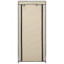 Shoe rack with cream fabric cover 58x28x106 cm by vidaXL, Shoe racks and shoe organizers - Ref: Foro24-282429, Price: 31,82 €...