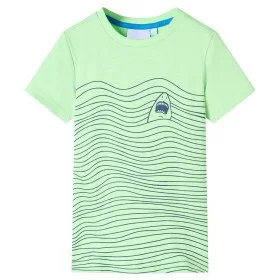 Camiseta infantil verde neón 140 de , Camisetas para niños - Ref: Foro24-12318, Precio: 8,12 €, Descuento: %