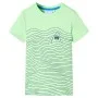 Camiseta infantil verde neón 140 de , Camisetas para niños - Ref: Foro24-12318, Precio: 8,12 €, Descuento: %