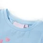 Camiseta infantil de manga volante azul claro 128 de , Camisetas para niños - Ref: Foro24-10632, Precio: 8,45 €, Descuento: %