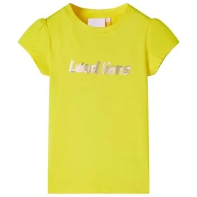 Kinder-T-Shirt mit leuchtend gelben Cap-Ärmeln, Größe 116. von , Kinder-T-Shirts - Ref: Foro24-10651, Preis: 8,12 €, Rabatt: %