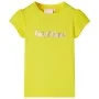 Camiseta infantil de manga casquillo amarillo chillón 116 de , Camisetas para niños - Ref: Foro24-10651, Precio: 8,12 €, Desc...