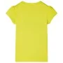 Camiseta infantil de manga casquillo amarillo chillón 116 de , Camisetas para niños - Ref: Foro24-10651, Precio: 8,12 €, Desc...