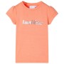 Kinder-T-Shirt mit neonorangefarbenen Cap-Ärmeln, Größe 140. von , Kinder-T-Shirts - Ref: Foro24-10658, Preis: 8,20 €, Rabatt: %